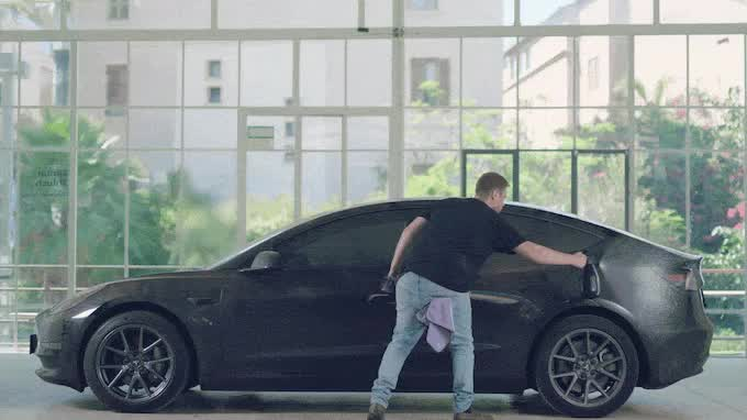 Qweex car wash branding and mobile app concept