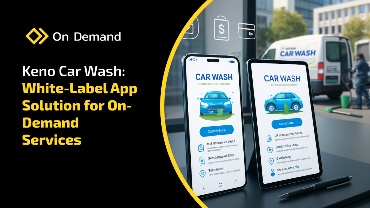 on-demand car wash app development