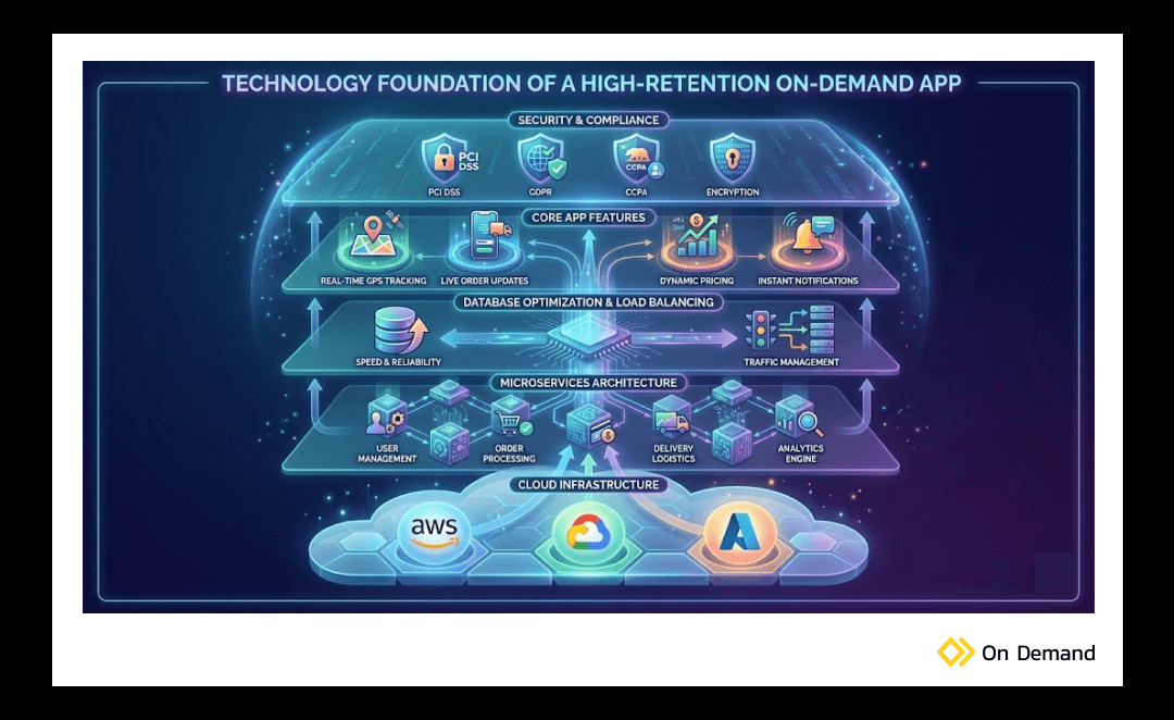 Technology stack for on-demand applications