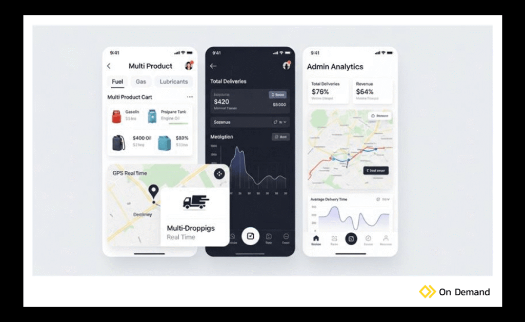 multi-product energy delivery app

