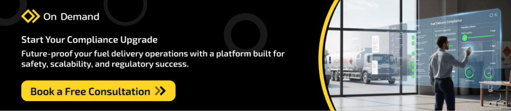 fuel delivery app compliance
